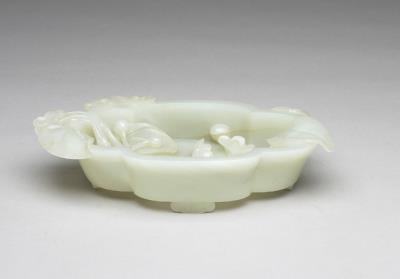 图片[2]-Jade begonia-shaped washer, Qing dynasty (1644-1911)-China Archive